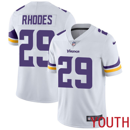 Minnesota Vikings #29 Limited Xavier Rhodes White Nike NFL Road Youth Jersey Vapor Untouchable->youth nfl jersey->Youth Jersey